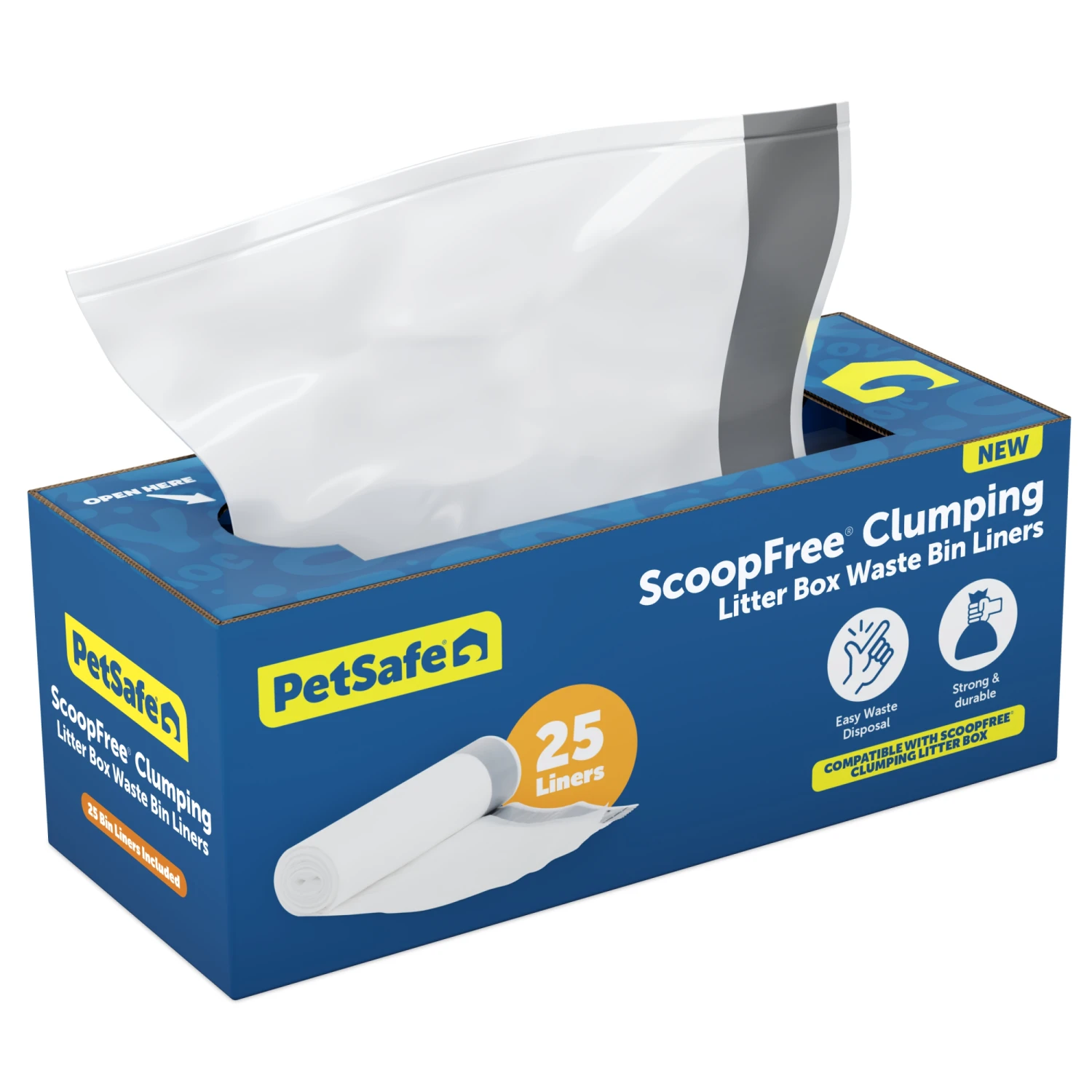 Litter Box Liners - ScoopFree® Clumping Waste Bin Liners 3 Litter Box Liners - ScoopFree® Clumping Waste Bin Liners