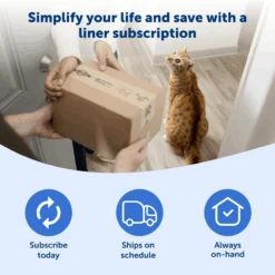 Litter Box Liners - ScoopFree® Clumping Waste Bin Liners 12 Litter Box Liners - ScoopFree® Clumping Waste Bin Liners -PetSafe® PAC00 17984 P04