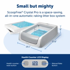 Automatic Litter Box - ScoopFree® Crystal Pro Self-Cleaning -PetSafe® PAL00 16805 P02