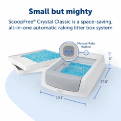Crystal Litter Box - ScoopFree® Crystal Classic Self-Cleaning -PetSafe® PAL00 17296 P02