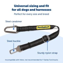Safety Seatbelt Tether -PetSafe® PS AMZ ATF Seatbelt Tether 3 Diagram