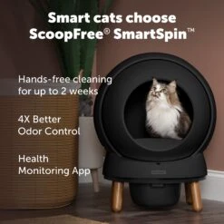 Smart Cat Litter Box Bundle - ScoopFree® SmartSpin™ -PetSafe® PS AMZ ATF SmartSpin 2A Hook