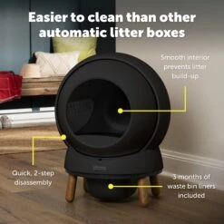 Smart Cat Litter Box Bundle - ScoopFree® SmartSpin™ -PetSafe® PS AMZ ATF SmartSpin 6B EasyToClean