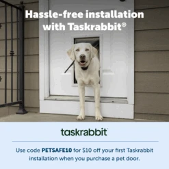 Extreme Weather Aluminum Pet Door™ -PetSafe® Taskrabbit 2