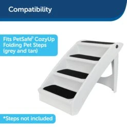 Replacement Fabric Covers For The CozyUp™ Folding Pet Steps 11 Replacement Fabric Covers For The CozyUp™ Folding Pet Steps -PetSafe® eComm ATF Travel And Mobility Replacement Treads Black Carpet Compatibility