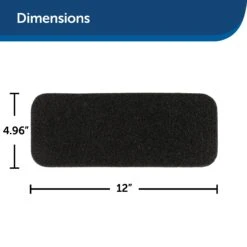 Replacement Fabric Covers For The CozyUp™ Folding Pet Steps 13 Replacement Fabric Covers For The CozyUp™ Folding Pet Steps -PetSafe® eComm ATF Travel And Mobility Replacement Treads Black Carpet Dimensions