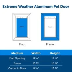 Extreme Weather Aluminum Pet Door™ -PetSafe® jyi5idi5vnjradkpm7y4 f241aa44 b43e 4af3 afa3 0f9902ed0559