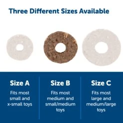 Busy Buddy® Rawhide Treat Rings, Variety Pack, 24 Count -PetSafe® o1aqbsirzyztirvxldtu