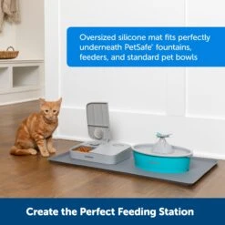 Fountain And Feeder Mat -PetSafe® wjettknrpnirxekvcmxc 91ea09d2 b145 4bb7 85d3 50960691415c